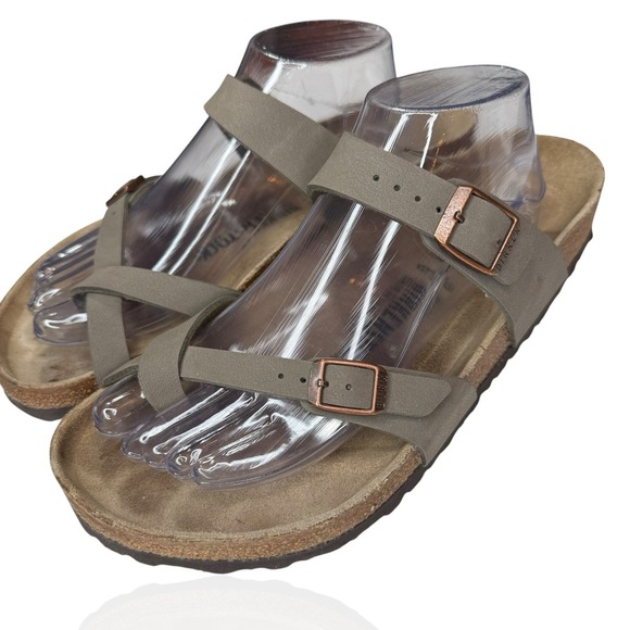 Birkenstock Mayari Toe Loop Buckle Strap Sandals Shoes Womens 42 US 11 Germany - Picture 1 of 11